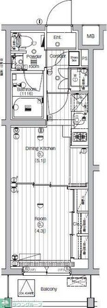 PREMIUMCUBE世田谷#moの物件間取画像